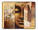 Asian Buddah Bamboo Mousepad