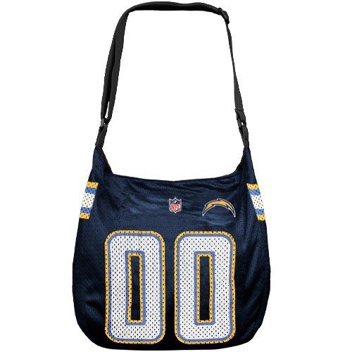San Diego Chargers Navy Blue Veteran Jersey Tote Bag