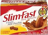 SlimFast Ready to Drink Meal Options Creamy Milk Chocolate 11oz Cans - 6pk, 66oz Boxes (Pack of 4)