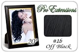 Pro Extensions Body Wave 20″ x 39″ #1b Off Black 100% Clip on in Human Hair Extensions Reviews