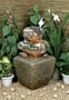 Alfresco Home Sasso Resin Fountain, Brown