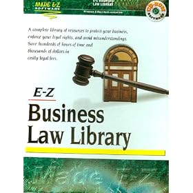 E-Z Software Business Law Library 4 CD Rom Discs