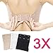 World Pride Women's Soft Back Bra Band Extender, Pack of 3 (3 Hooks)