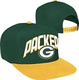 Reebok Green Bay Packers High Crown Snap Back Hat Adjustable
