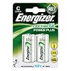Energizer 2 x C Rechargeable Batteries NiMH