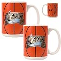 NIB Philadelphia 76ers NBA Ball Ceramic Coffee Mug Set