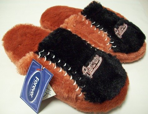 Houston Astros MLB Plush Slide Slippers