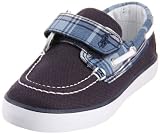 Polo by Ralph Lauren Sander EZ Boat Shoe (Little Kid/Big Kid),Navy/Plaid,10 M US Toddler