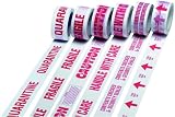 Marland Tape Handle With Care White/Red