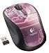 Logitech M305 optische Maus schnurlos Plum Current (Fantasy