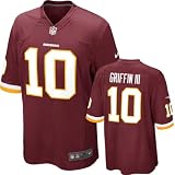 Robert Griffin III # 1 Draft Pick Jersey: Home Burgundy Game Nike Elite Washington Redskins Jersey (44 Large)