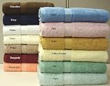 100% Egyptian Cotton Bath Sheets 2 Piece Set 35 x 70 - Blue