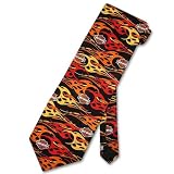 Harley Davidson SILK Neck Tie FLAMES Men's NeckTie