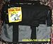 Brand NEW Stay Open Metal Frame Double Walled Tool Bag, Black & Gray