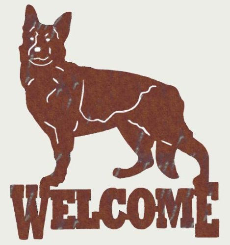 German Shepard Welcome Sign