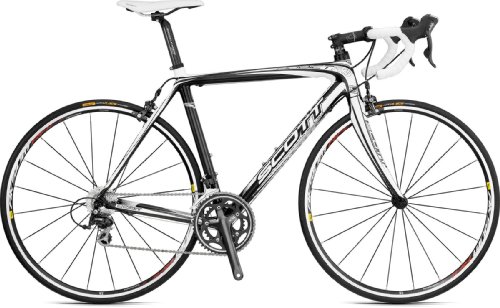 Scott Addict R3 Carbon Rennrad 20 Gang Compact 2010 schwarz/weiss