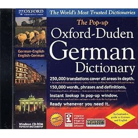 OXFORD-DUDEN POP-UP GERMAN DICTIONARY