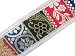 3 Y Metallic Silver Multicolor Patch Fabric Trim Sewing Free Shipping