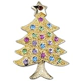 Golden Decorative Christmas Tree Brooch & Pins 510G2njNbsL. SL160 Golden Decorative Christmas Tree Brooch & Pins