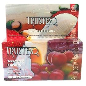 Trustex Assorted Flavors Non-lubricated