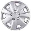 Drive Accessories KT957-15SL 15-Inch Plastic Wheel Cover, Silver Lacquer (Alloy Color)