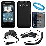 Black Durable Protective Rubberized 2 Piece Crystal Hard Case Cover for Spr ....