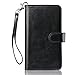 ULAK Note 3 Case, Galaxy Note 3 Case - Multi Card Slots Series PU Leather Magnetic Wallet Case Cover for Samsung Galaxy Note 3 III N9000 (Black)