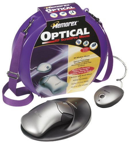 Memorex Rf Wireless Scroll Pro Optical Mouse (ps/2,usb)