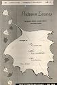 AUTUMN LEAVES, Arranged by Ivan Bryden, #585, SATB