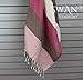 Swan Comfort Turkish Towel Peshtemal Bathrobe for Hamam Spa Pool Massage Sauna Beach Yacht Gym Fitness Kitchen Yoga Baby Towel Picnic Blanket 100% Cotton Table Throw Sarong Kikoy Fouta