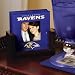 Baltimore Ravens Art Glass Photo Coaster Set