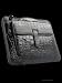Sena Collega Luxurious Designer Compact All-in-one Leather Case for All Apple iPad, Croco Black
