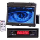 PYLE PLVIN-70 7 In-dash Monitor with LCD Clock Display 