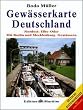 Gew�sserkarte Deutschland, Nordost, Elbe-Oder: Mit Berlin und Mecklenburgischen Gew�ssern