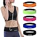 GEARWEAR Runners Running Belt Waist Pack for iPhone 8 X 7 Plus Women Men Workout Pocket Belts Phone Holder Waistband Samsung Galaxy Note S8 S7 for Wallking Fitness Jogging Black Zipper