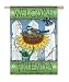 Welcome Friends Bird Nest Decorative House Flag