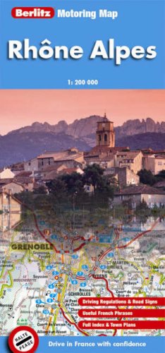 City Travel Guides Discounted  Search : Rhone-Alpes Berlitz Motoring Map (Berlitz Motoring Maps)