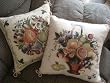 Gorgeous Wool Needlepoint Cushion Cover/Pillow 2pc Set