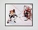 Phil Esposito and Tony Esposito "Action" Double Matted 8" X 10" Photograph (Unframed)