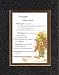 Touching and Heartfelt Poem for Parents - Thank You, Mom and Dad Poem on 11 x 14 inches Double Beveled Matting