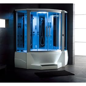 Ariel 701 Two-Person Steam Shower w/ Jetted Bathtub