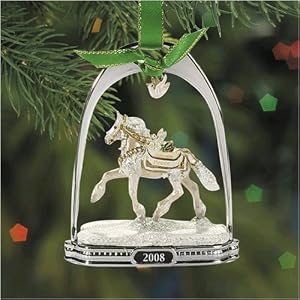 Noelle Holiday Horse Stirrup Ornament - 10th in Series for 2008 by