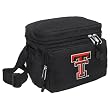 Texas Tech Lunch Box Cooler Bag Insulated TTU Red Raiders - Top Quality Unique Lunchbox or Sophisticated Black Travel Bag - OFFICIAL NCAA COLLEGE LOGO Merchandise