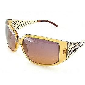 New Escada SES071 SES-071 D67 Light Orange Swarovsky Sunglasses 61-17-120