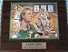 Larry Bird autographed Boston Celtics commemorative UDA sheet in plaque