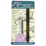 (Price/EA)Detection System, Counterfeit, UV Pen and Light, Black
