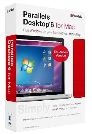 Parallels Desktop 6, Education version (Mac)