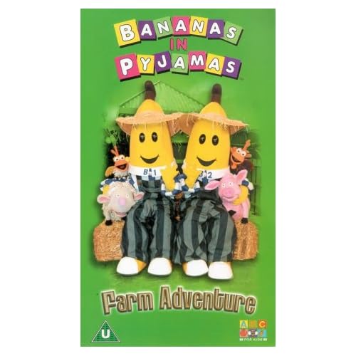 Bananas In Pyjamas Farm Adventure [VHS] Karina Kelly, Nicholas Opolski, Taylor Owyns, Jeremy