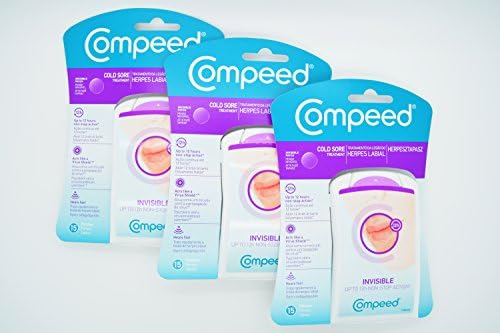 Johnson Compeed Cold Sore Patches (15 Patches x 3 pack)