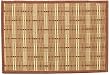 Laser Printed Split Bamboo Placemat 18" x 12" Set / 6